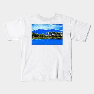 Palms and Mountains Kids T-Shirt